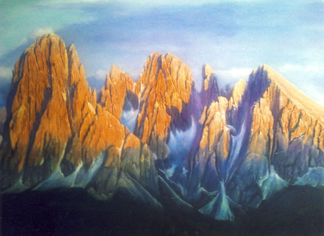 dolomiti Óleo Tela Figura