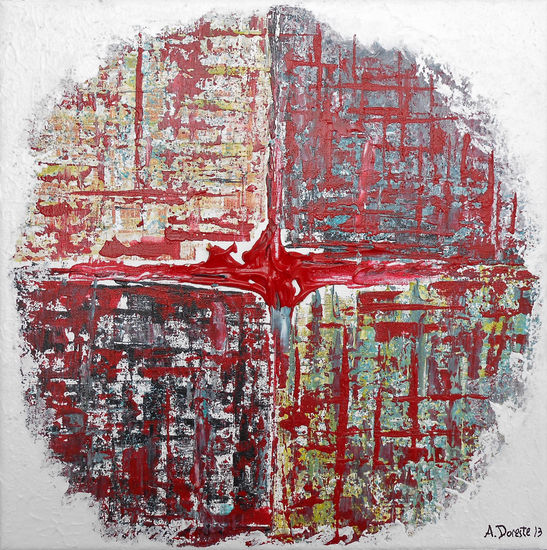 Cruz de energías Acrylic Canvas Others