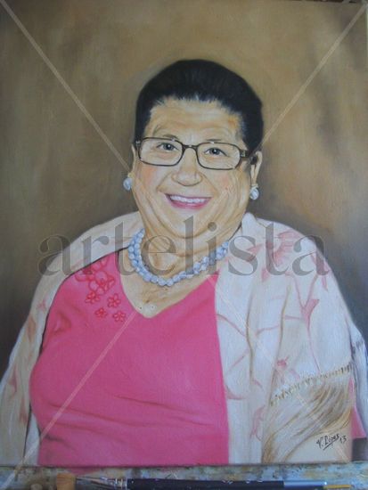 Doña Estrella Oil Canvas Portrait