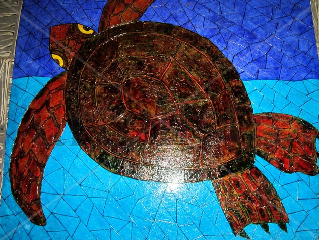 Marina la Tortuga Stained glass Others Animals