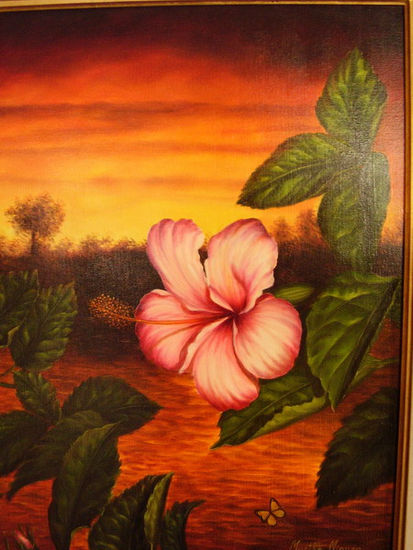 Explosión de Amor Oil Canvas Floral Painting