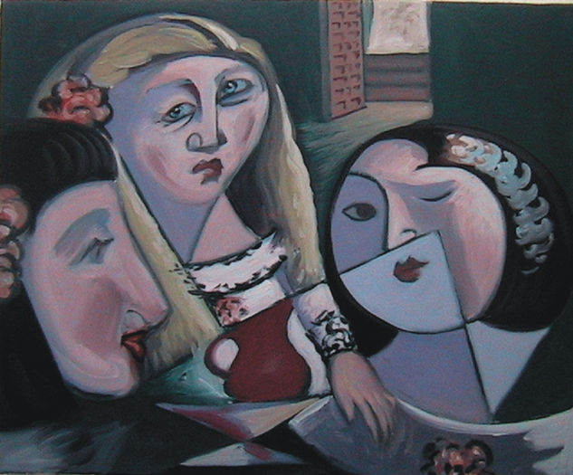 LAS MENINAS 14 Óleo Lienzo Figura