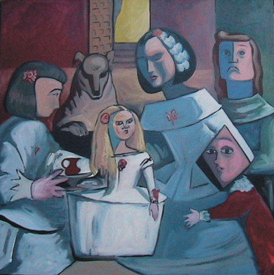 LAS MENINAS 18 Óleo Lienzo Figura