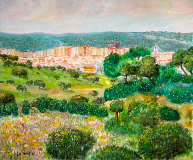 CAMPO Y CIUDAD Oil Canvas Landscaping