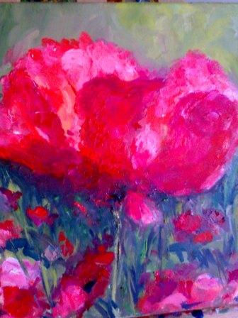 Amapola Oil Canvas Floral Painting