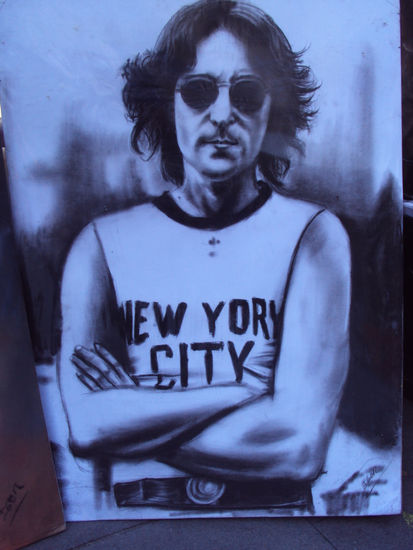 john lennon Charcoal