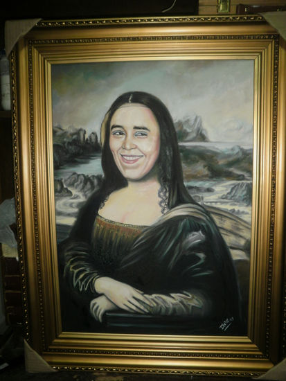 la otra mona lisa Óleo Lienzo Retrato