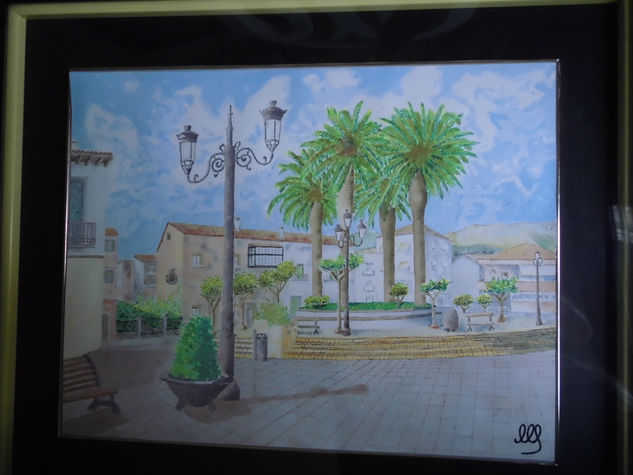 Plaza del Castillo Watercolour Paper Others