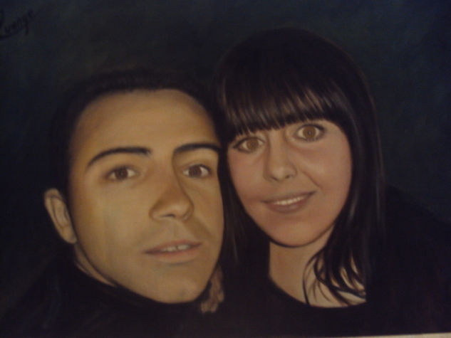 Sonia y Tomás Oil Canvas Portrait