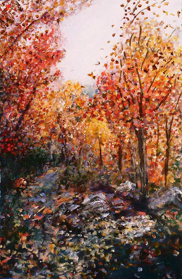 Hacia el otoño Acrylic Panel Landscaping