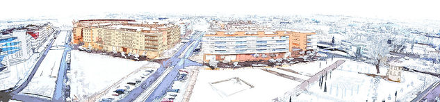 Bostezos nevados tecnica mixta Mixed media Others Landscaping