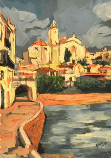 Cadaqués Oil Card Landscaping