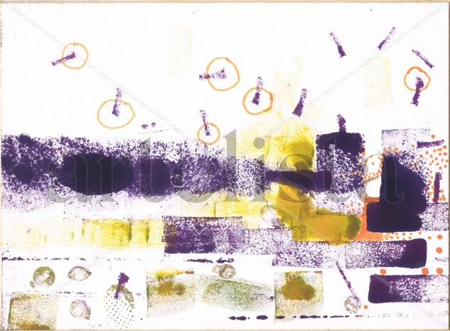 Bombas - Polen Tinta Papel Paisaje