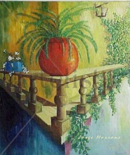 el balcon Oil Canvas Landscaping