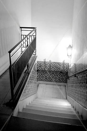 El hueco de la escalera Architecture and Interiorism Black and White (Digital)