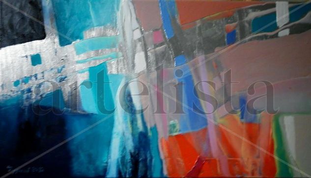 Abstract Discovery3.2012.oil on canvas.cm.40x70 Oil Canvas Others