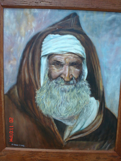 Hombre árabe Oil Canvas Portrait