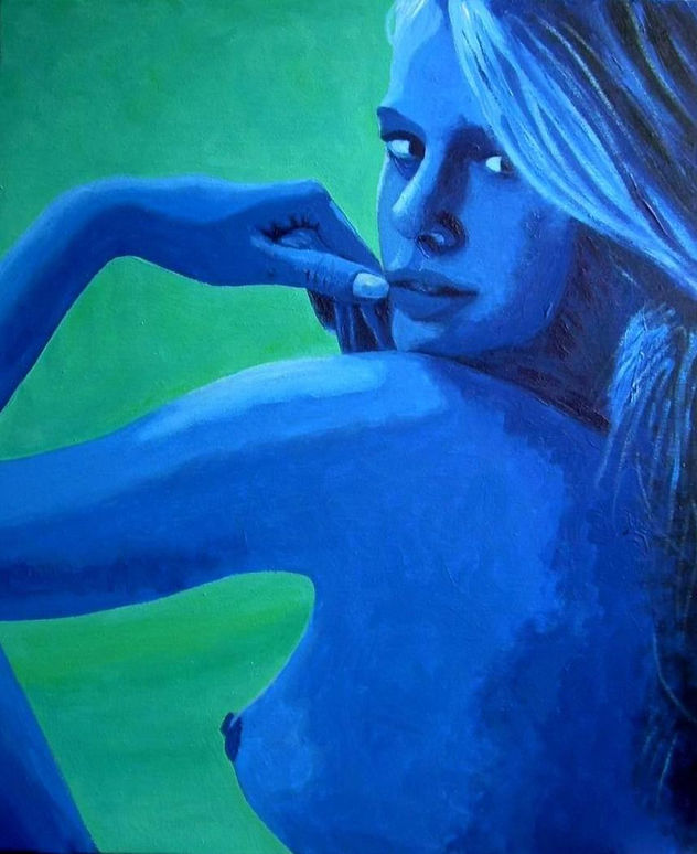 MUJER AZUL