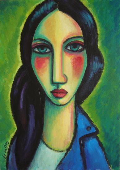 Mirada penetrante Acrylic Panel Portrait