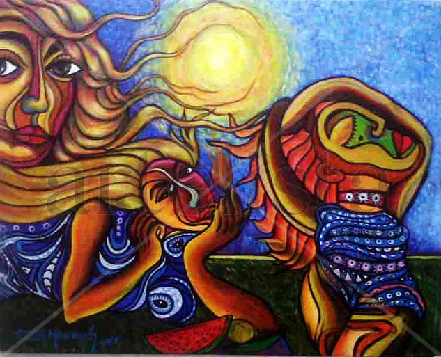 Las Hijas del Sol Acrylic Canvas Others