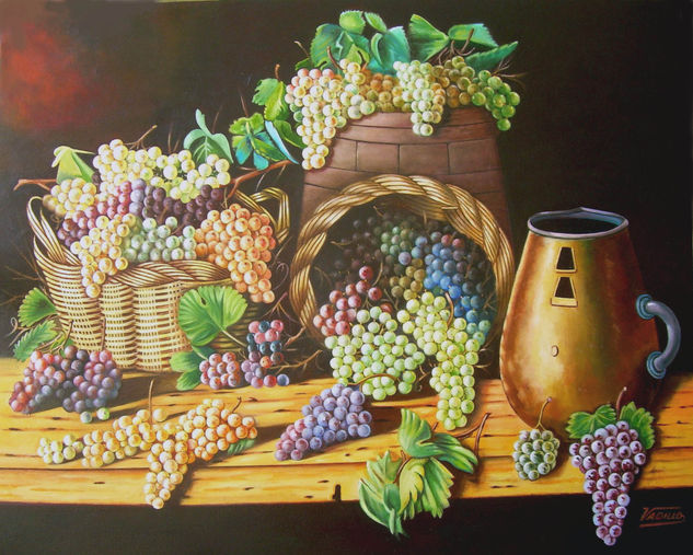 uvas Oil Canvas Still Life Paintings