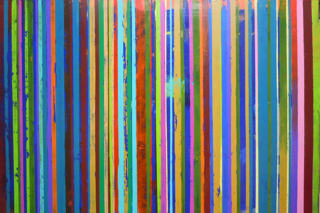 stripes I Acrylic Canvas Others