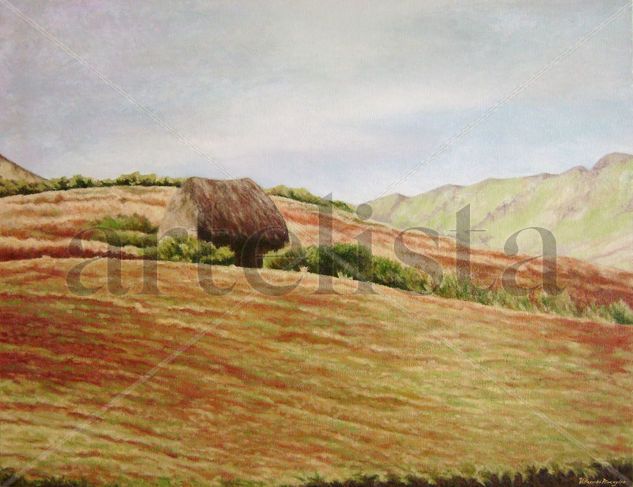 Choza en el Páramo I Oil Canvas Landscaping