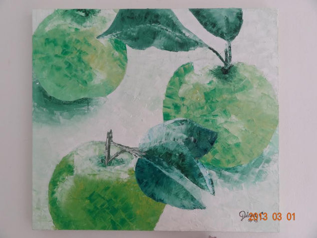 manzanas Oil Canvas Still Life Paintings