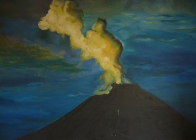 Tungurahua Oil Canvas Landscaping