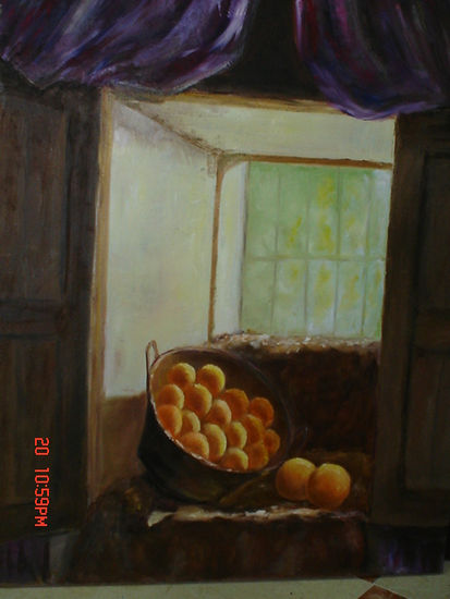 ventana soleada Oil Canvas Still Life Paintings