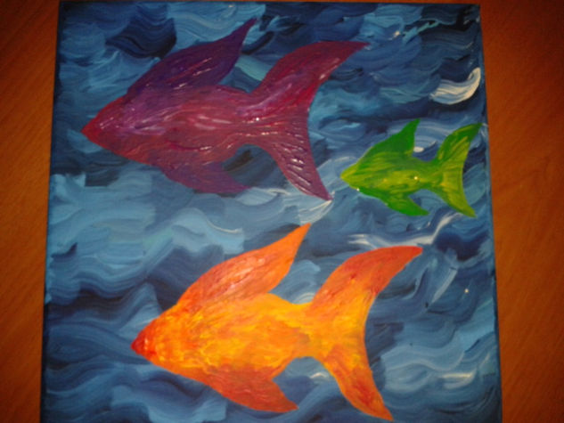 Peces Acrylic Canvas Landscaping