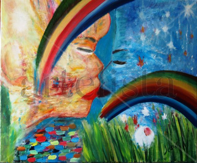 F19 Leyenda Arco Iris (2012) Óleo Lienzo Otros