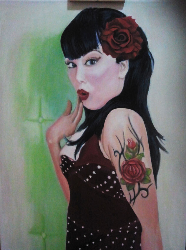 mujer pin up