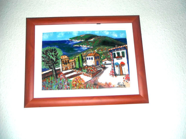 Pueblecito Oil Paper Landscaping