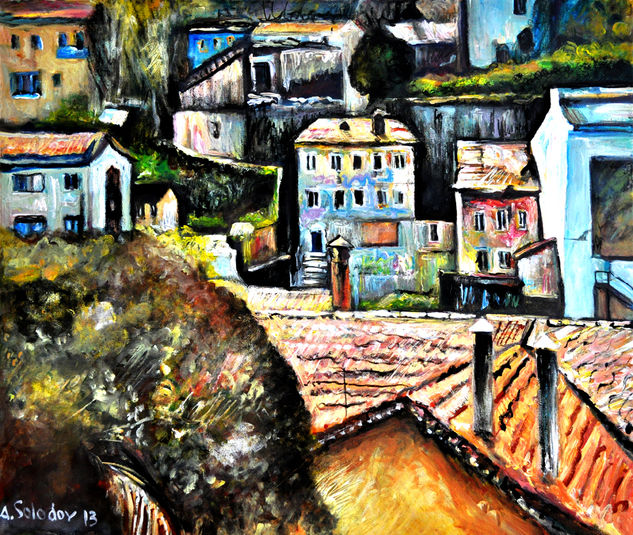 Sintra Roofs Oil Canvas Landscaping