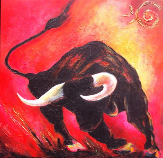 Toro 1 Acrylic Canvas Figure Painting