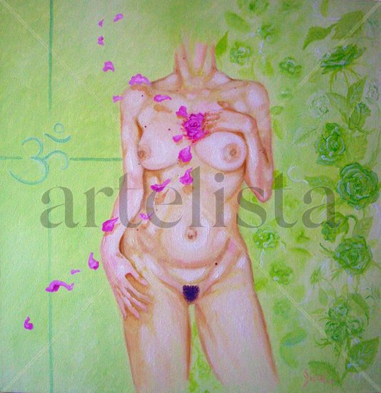 MUJER ANÓNIMA Oil Canvas Nude Paintings