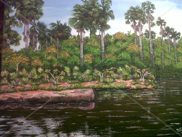 "RIO TIGRE" Acrylic Canvas Landscaping