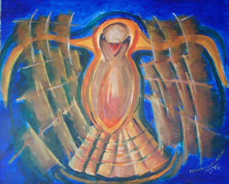 Pájaro volando