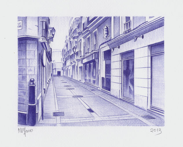 "Calles de Cádiz XXXII" (Calle Barrié)
