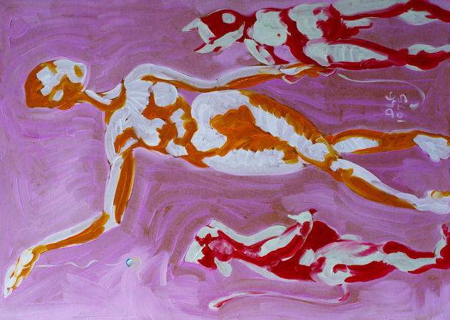 Dresura chertei Oil Card Nude Paintings