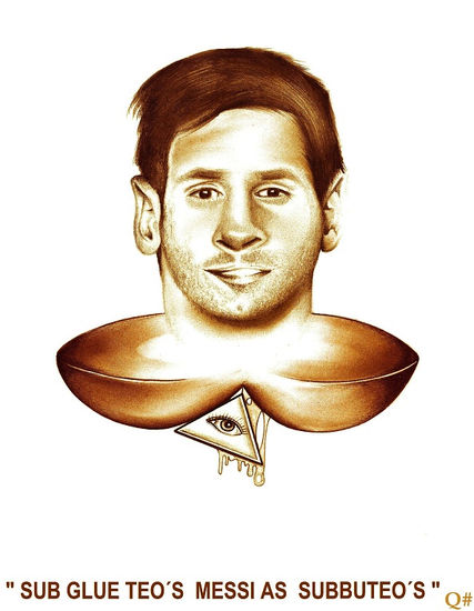 * "...SUB GLUE TEO´S MESSI AS SUBBUTEO´S..." Pencil