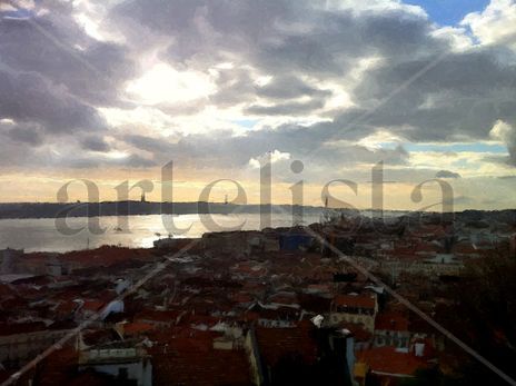 Lisboa a contraluz