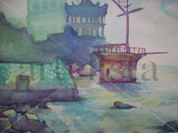 Muelle Watercolour Paper Landscaping