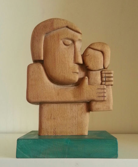 Maternidad Wood Figurative