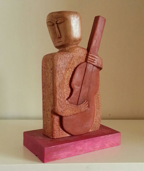 Guitarrista Wood Figurative