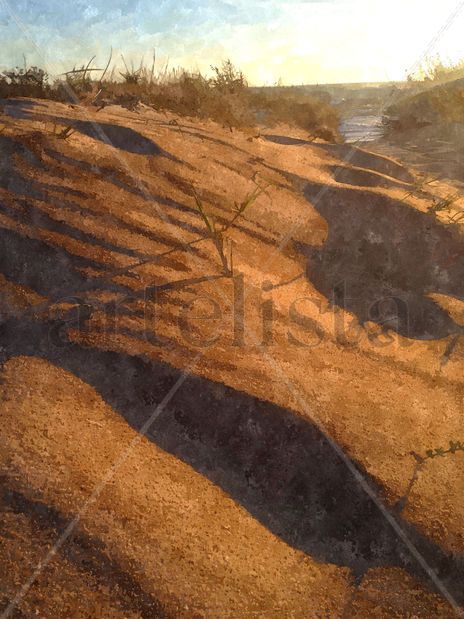 Duna al atardecer