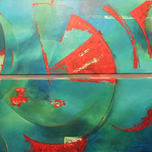 Abstractos en bastidor de tela thumbnail 1