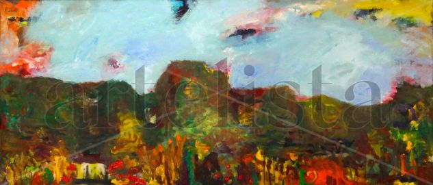 TEPOZTECO Oil Canvas Landscaping