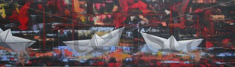 Barcos de papel